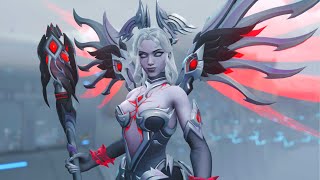 New Fallen Angel Mercy Skin Showcase Overwatch 2