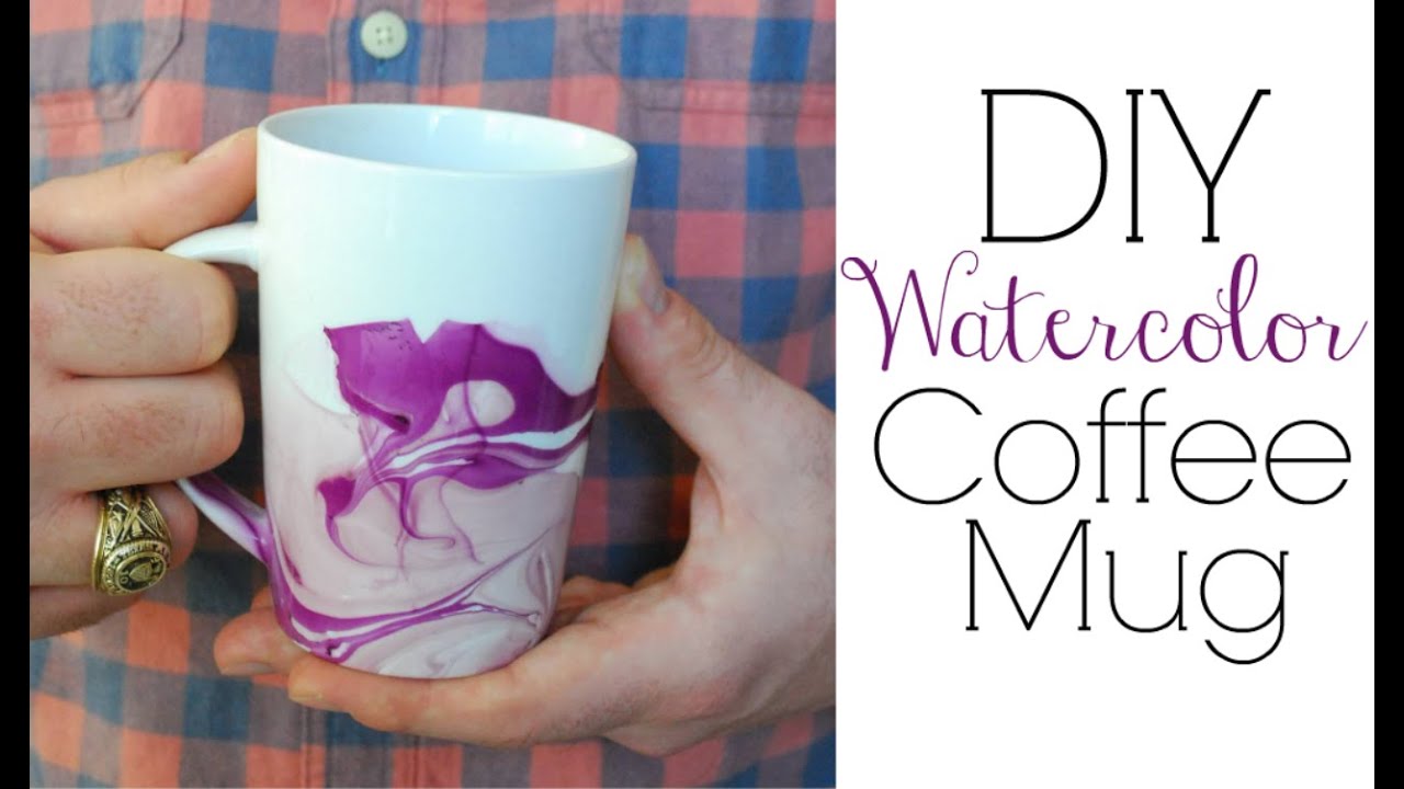 5. Coffee Mug Design with Nail Polish Flowers - wide 7