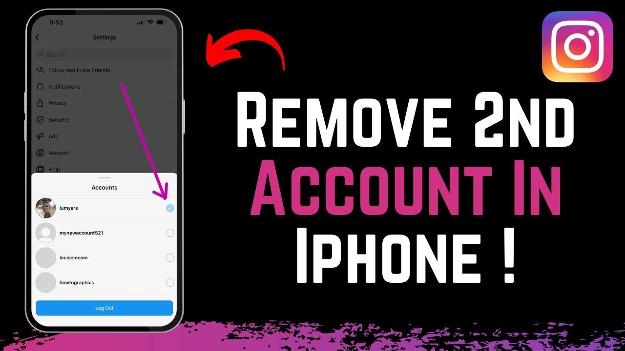 How to Remove 2nd Account from Instagram in iPhone ! How to Remove 2nd Account from Instagram in iPhone !