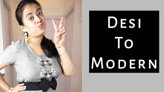 Switch Your Desi Look To A Modern Look Without Changing Your Outfit Virtual Diva