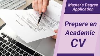 How To Write An Amazing Cv Masters Degree Application Review - Vol 1