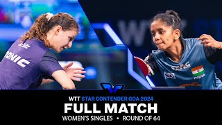 Full Match Sreeja Akula Vs Camille Lutz Ws R64 2024