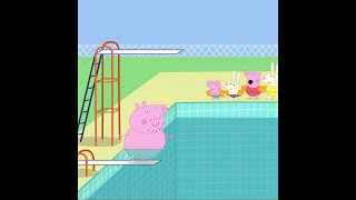 Daddy Pig Goes Swimming and Splashes Everyone #Shorts