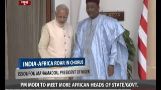 Pm Modi Meets 19 African State Leaders