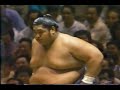 昭和59年秋場所14日目　小錦 対 千代の富士