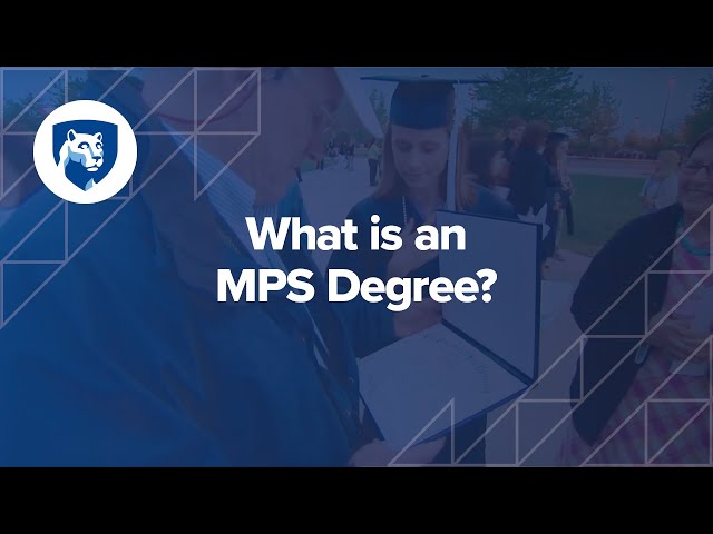 Watch What Is An MPS Degree? on YouTube.