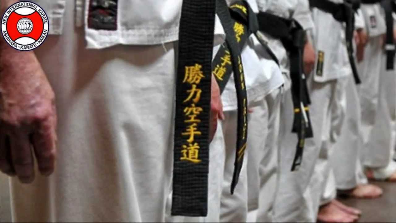 Black belt karate