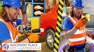 Handyman Hal Explores Discovery Place Kids Fire Trucks, Race Cars, And Fun For Toddlers