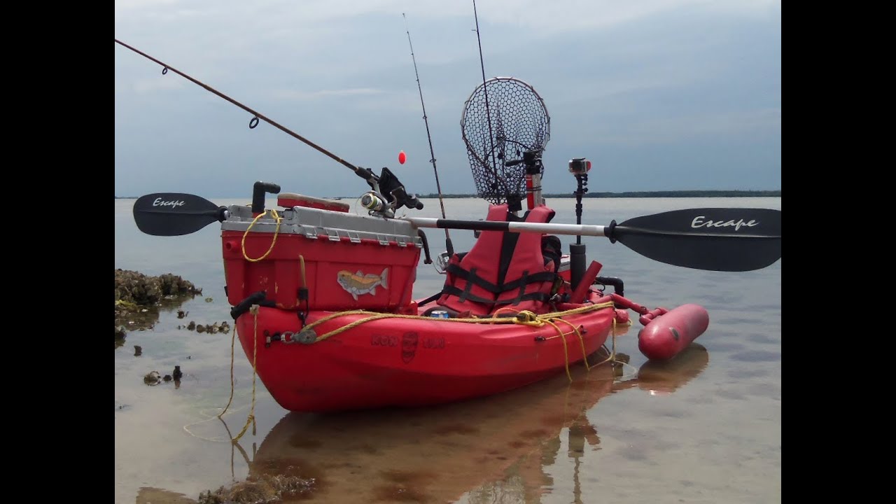 Poor Man's Fishing Kayak Rigging Update 2014 - YouTube