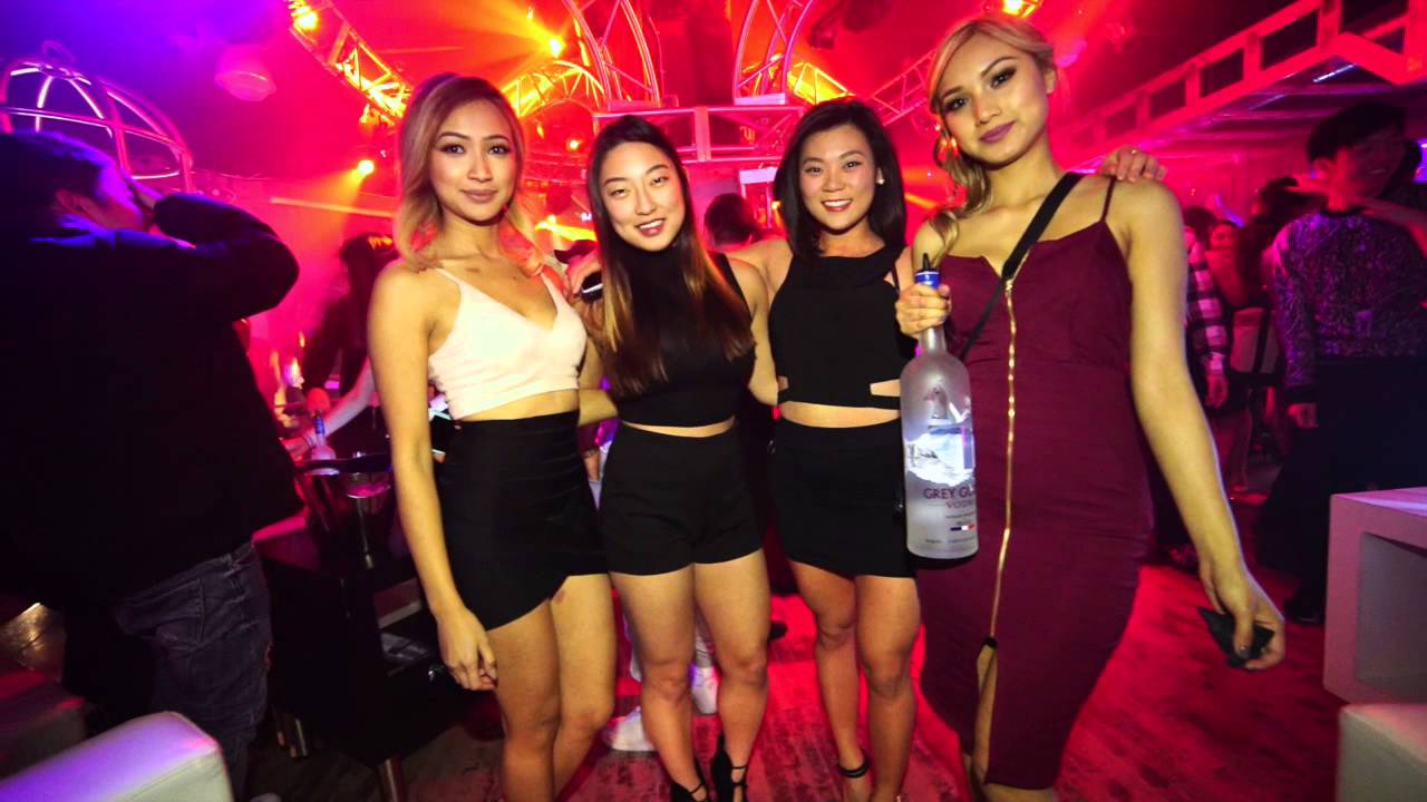 Asian hot chicks in party