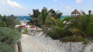 Walking To The Beach At The Zazil Kin Cabañas In Tulum
