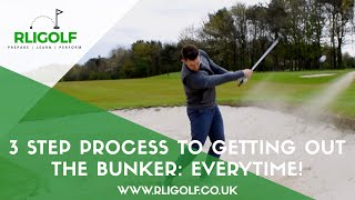3 Step Process To Getting Out The Bunker Everytime!