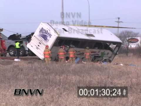 4/5/2008 Tour Bus Crash Aftermath News Footage