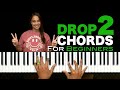 How To Play "Add 2" & "Drop 2" Piano Chords & Progressions for Beginners