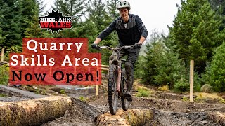 Sneak Peak Tour - Quarry Skills Area At Bikepark Wales