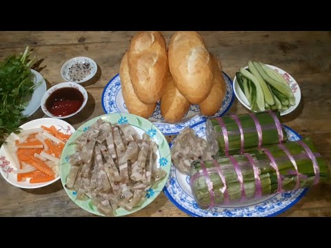 Cách làm chả đầu heo miền tây