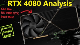RTX 4080 Analysis & Supply Leak: Will the RX 7900 XTX put Nvidia to SHAME?