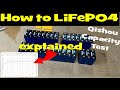 LiFePO4 charging and discharging curve explained. How far to go? (Qishou EVE LF304 capacity test)