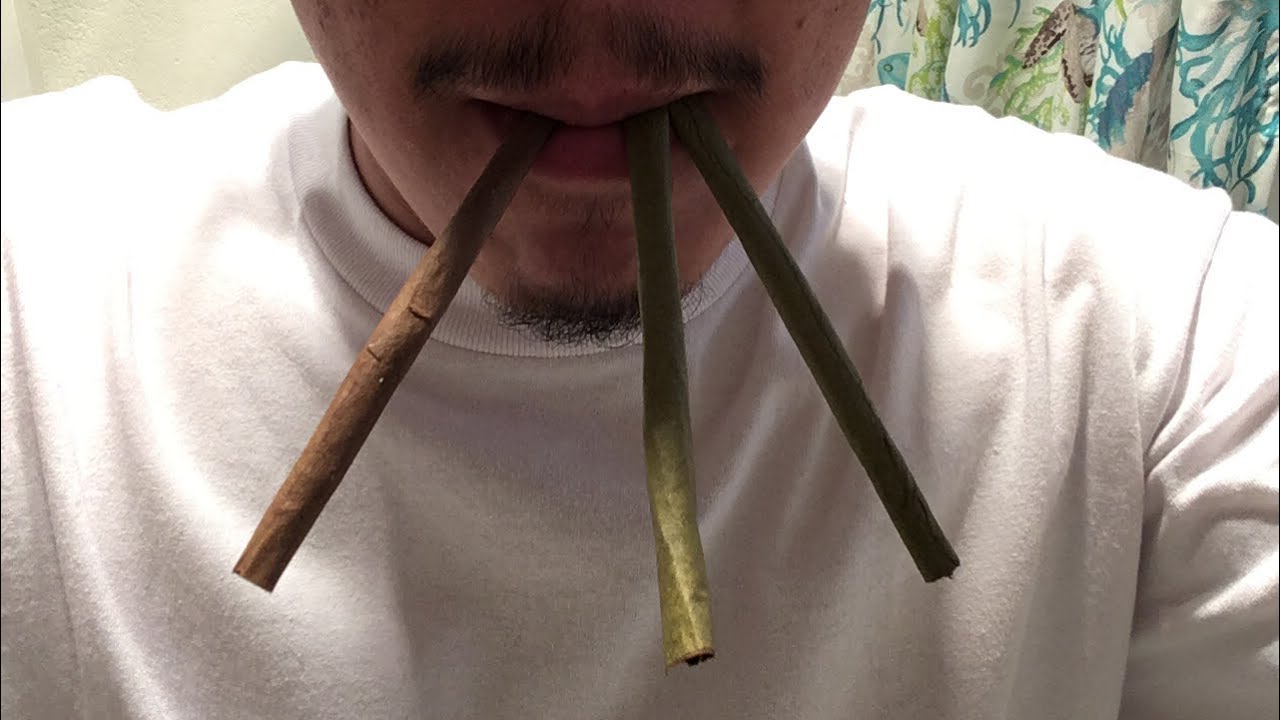 Smoking weed joint while getting fucked