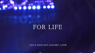 EXO REACT EXO-L SINGING 'FOR LIFE'