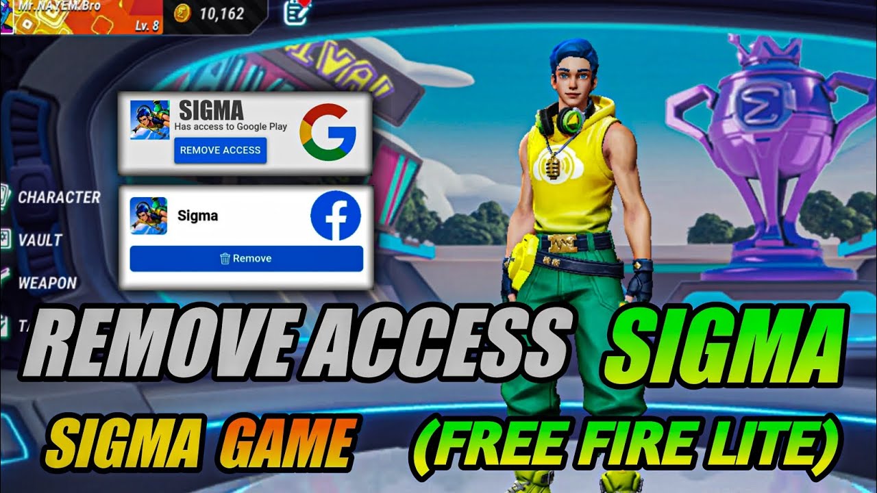 SIGMA Account Remove on Facebook and Google| SIGMA Games SIGMA Account Remove on Facebook and Google| SIGMA Games
