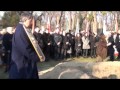 Budapest. 2013 február 16. Dr. Hegedűs Loránt nyugalmazott református püspök utolsó útján