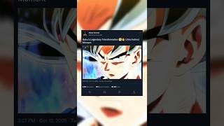 Gokus Legendary Transformation Ultra Instinct Moment