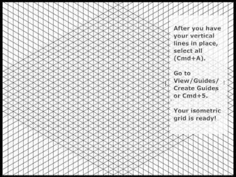 create an isometric grid create cubes for 3d letters photoshop graph paper