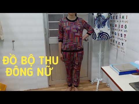 84/Cắt may đồ bộ thu đông nữ đồ bộ có bo quân bo áo. P1 ĐAM MÊ MAY VA HANA NGUYÊN