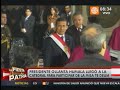 América Noticias: Nadine Heredia ocupó por error el lugar del presidente Humala en la Catedral