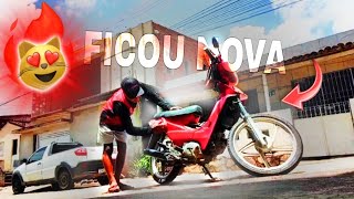 Lavando Minha Shineray Ficou Novaa