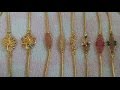 Latest 22k Gold Thali Chain Designs With Side Mugappu Collections