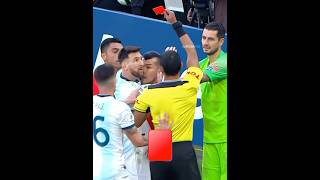 Red Card For Messi