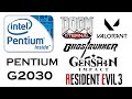Pentium G2030 - 2020 Games Benchmark
