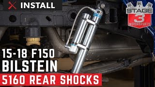 2015-2018 F150 4WD Bilstein 5160 Remote Reservoir Rear Shock Install