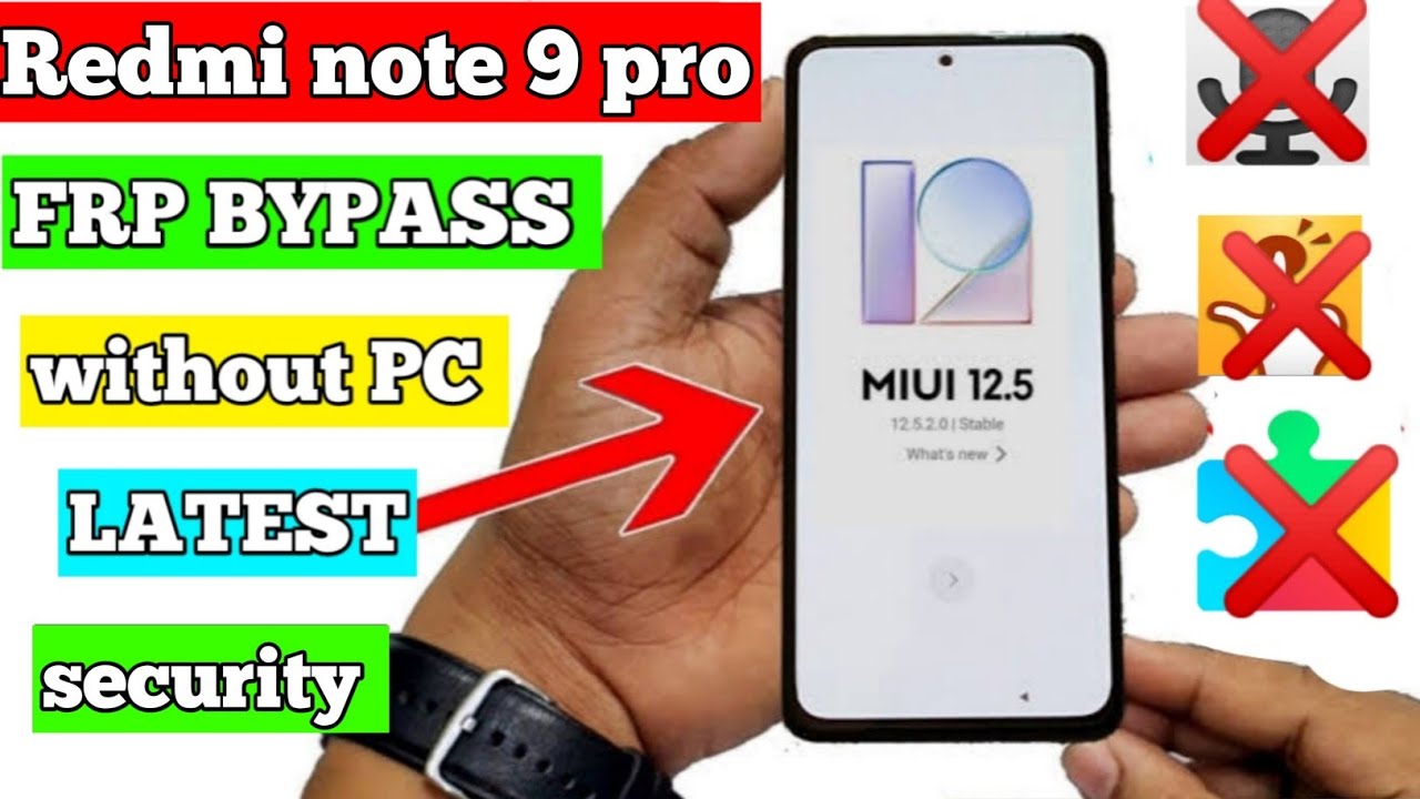 Redmi note 9 pro frp bypass | MIUI 12.5 | mi account Redmi note 9 pro frp bypass | MIUI 12.5 | mi account