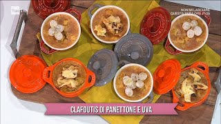 Clafoutis panettone e uva - È sempre mezzogiorno 10/01/2022