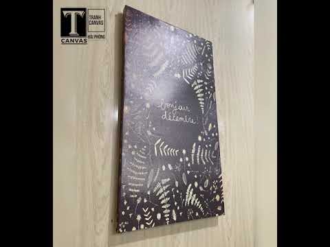 Tranh canvas decor hiện đại phong cách Bắc Âu, Lá Cây Tropical | T-Canvas Hải Phòng