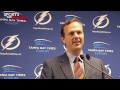Tampa Bay Lightning Rookie Jonathan Drouin and Head Coach Jon Cooper On Drouin's First Game