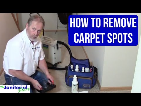 How to remove carpet spots with a water claw