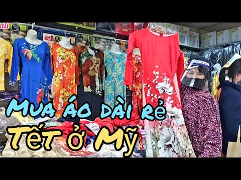 Mua áo dài quá rẻ đón tết ở Mỹ - người Việt ở Cali