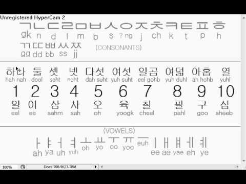 LEARN KOREAN: Numbers 1 - 10 (pure Korean & sino-Korean ...