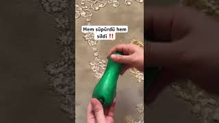 Hem Süpürdü Hem Sildi
