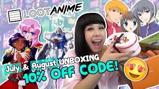 ?LOOT ANIME ?Manga / Anime Stuff EVERY MONTH!! ?Unboxing & Review ?July / August Crates ?