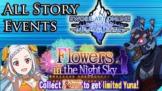 Sword Art Online Memory Defrag - Flowers In The Night Sky Story Events