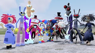 All Amazing Digita Circus Vs Nightmare Amazing Digital Circus In Garry's Mod!