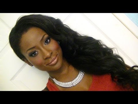 Kim Kardashian's Wedding Reception Hair Tutorial