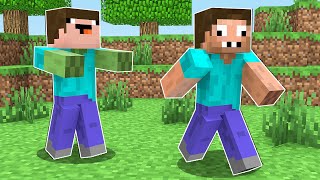 Нуб Зомби Затроллил Про В Майнкрафт ! Нубик И 7 Пранков Над Про В Minecraft Дак Плей