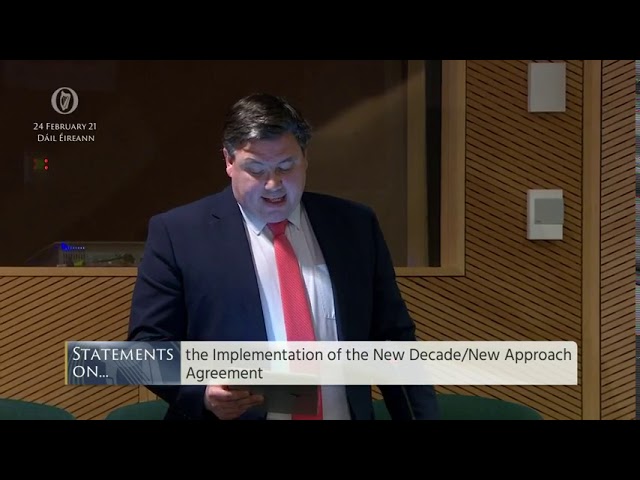 Statements on the New Decade New Approach agreement