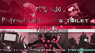 Evil Duo Professor Toiletg-Toilet An Trio An Tvan Sman Cm